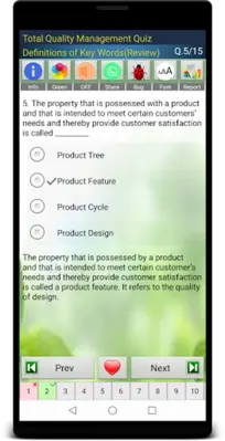 Total Quality Mgmt Quiz android App screenshot 3